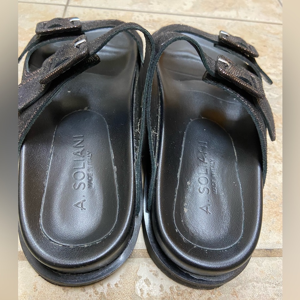 A. Soliani Parma Slippers - Bronze - Picture 6 of 8